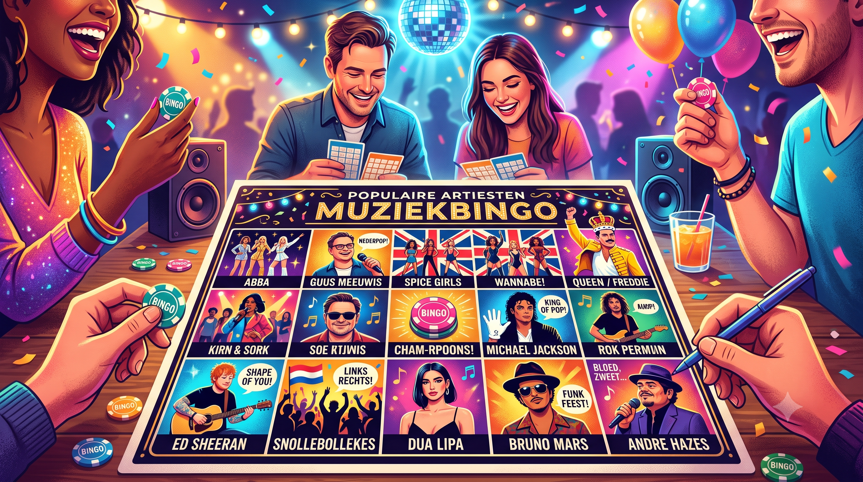 Quels artistes fonctionnent toujours bien au bingo musical ?